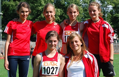 Teilnehmerinnen auf der bayerischen Meisterschaft
