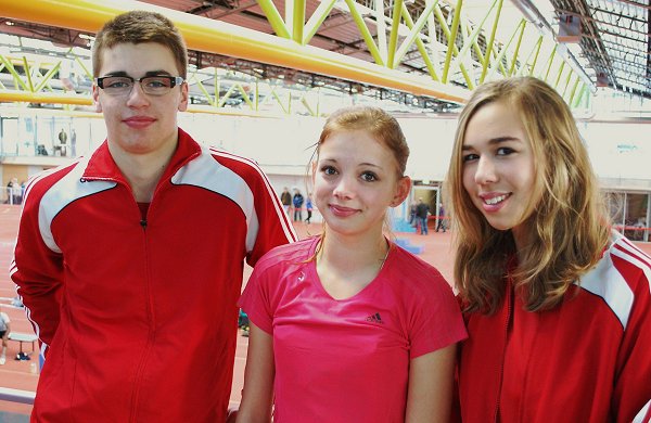 Fabian M&uuml;ller, Katarina Feriancova und Daniela Gantschir
