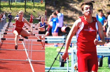 Daniela Gantschir links, Fabian M�ller rechts