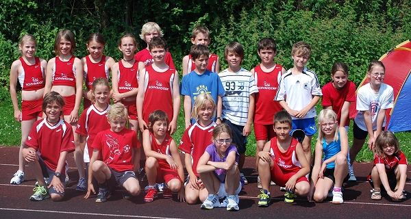 Mannschaftsbild unserer Sch&uuml;ler/innen C und D