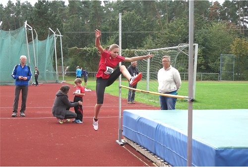 Lea Fuchs mit Schersprungtechnik