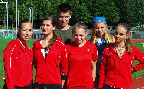 von links nach rechts: Daniela Gantschir, Leitner Elisa, M�ller Fabian, Leonie Glaab, Katarina Feriancova, Milena Garhamer