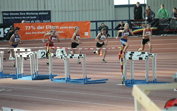 Daniela Gantschir auf den ersten Metern beim A-Finale des 60m Sprints