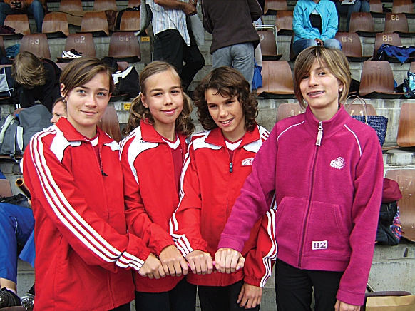 Nathalie Süß, Daniela Gantschir, Sophia Hutzler und Sandra Singer